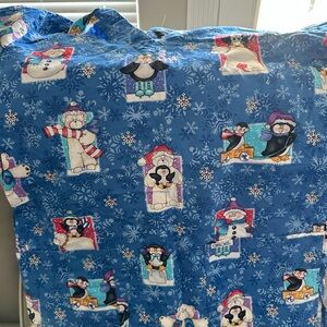 Scrub tops and one pair scrub bottoms
